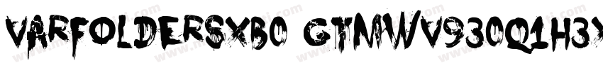 varfoldersxb0 gtmwv930q1h3xktq0字体转换